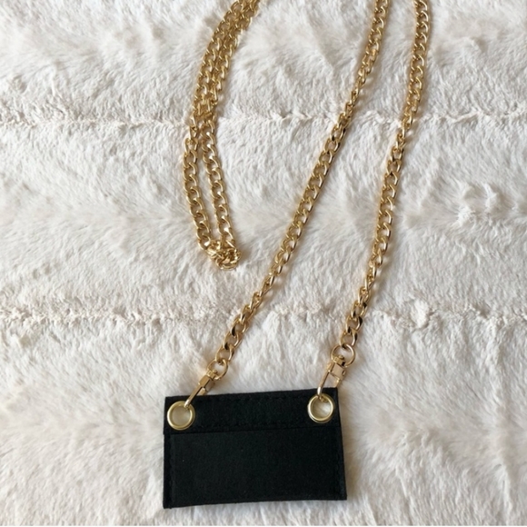 Chanel CC Black Caviar Leather wallet/crossbody-chain is optional, but included. - Picture 12 of 14